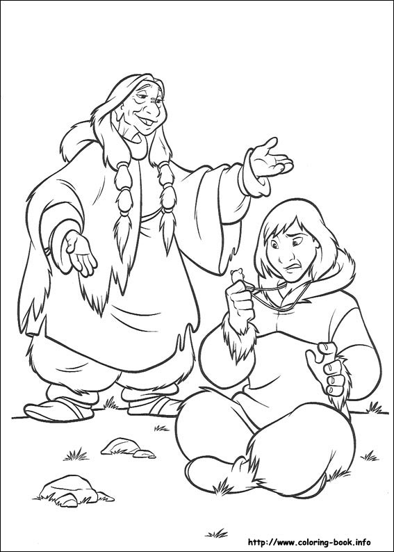 Plansa de colorat cu Fratele Urs 23 116